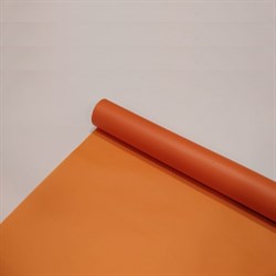 Однотонная пленка 45 микрон 58см х 10м, цвет Темно-оранжевый - фото 80526