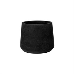 Кашпо Patt L, Black Washed H:16,50 Ø:20,00 - фото 81797
