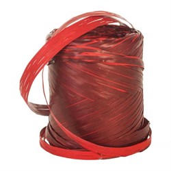 Рафия искусственная, 10 ммx200 м цвет:Бордовый-красный - фото 82193
