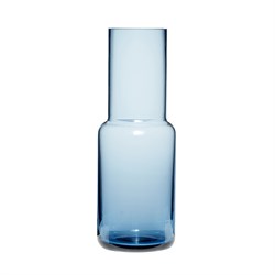 Ваза, цвет:голубой, материал: стекло, d9xh25cm - фото 82216