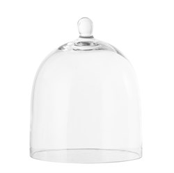 Декоративный купол, цвет: прозрачный, материал: стекло D13xH17,5 cm - фото 82733
