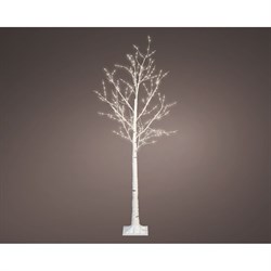 Светодиодное дерево береза, outdoor, H150см-400L, теплый белый (10х27х116) - фото 83786