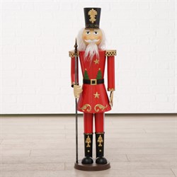 Декоративная фигурка Щелкунчик Arthur, H 94,00 см, красный - фото 83854