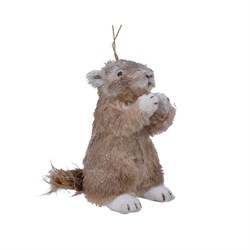 Игрушка хомяк. Полиэстер снежно-коричневый в асс., L8-W10-H15 см - фото 83998