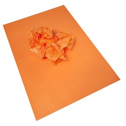 Тишью Бумага, 10 листов в упаковке, 50смх66см, цв. оранжевый - фото 84114