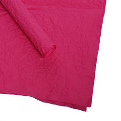 Водоотталкивающая жатая бумага 52см*53см, 5 шт/уп, 60 грамм, цв. ярко-розовый - фото 84900