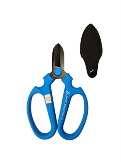 Ножницы-секатор Hand Creation F170, цвет: Голубой, чёрное лезвие, Sakagen - фото 85012
