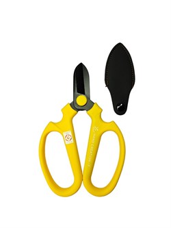 Ножницы-секатор Hand Creation F170, цвет: Желтый, чёрное лезвие, Sakagen - фото 85014