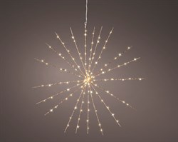 Гирлянда Звезда микро LED polestar lights мерцающий эффект outdoor, dia55cm, медный/теплый белый - фото 85857