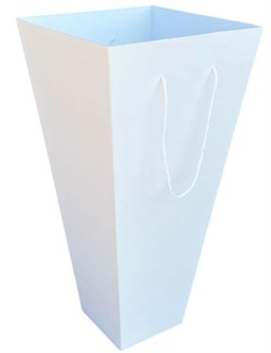 Коробка для цветов 200x406x820 L1 БЕЛАЯ (10шт в уп) - фото 86225