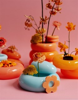 Ваза пончик "Молочное небо" малая - фото 86282