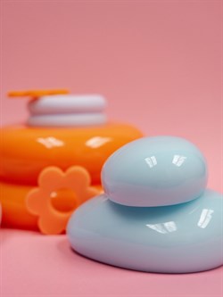 Ваза камешки "Молочное небо" - фото 86289