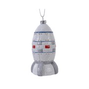 Елочное украшение Ракета H11.5cm