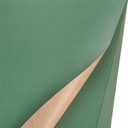 Набор двусторонней матовой пленки (цветная/крафт) 58х58 см, 60mic (20шт) цвет:Зеленый