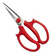 Ножницы для флористов MC-05, 19см*10см, красные ручки (нержавеющая сталь X30Cr13)