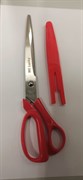 Ножницы для флористов MC-07, 25см*7,5см, красные ручки (нержавеющая сталь 2cR13)