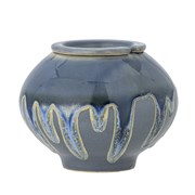 Ваза Sham, Синий, Керамика , D13xH11 cm