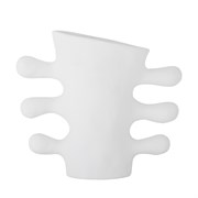 Ваза Pernilla , Белый, Керамика , L29,5xH26xW12,5 cm