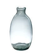 Ваза Bottle, H29,5 D18 Cherry Recycled, прозрачный