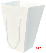 Коробка для цветов 150x250x370 M2, БЕЛАЯ (10шт в уп)