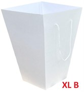 Коробка для цветов 270х406х600 XL B, БЕЛАЯ (10шт в уп)
