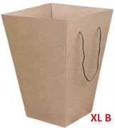 Коробка для цветов 270x406x600 XL/B, крафт (10шт в уп)
