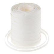 Рафия искусственная, 15 ммx200 м, (20 000см x 1,5см, Белый)