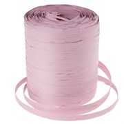 Рафия искусственная, 15 ммx200 м, (20 000см x 1,5см, Светло-розовый)