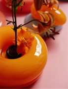 Ваза пончик "Апельсиновый леденец" средняя Ваза пончик "Апельсиновый леденец" средняя