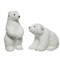 Белый медведь декоративный, 2 вида в ассортименте  20x17x38cm - sitting 30x20x23cm white L30-W20-H23 - фото 80585