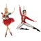 Танцоры с щелкунчиком  mix2 13-17 см  (полирезин, полиэстер) - фото 80729