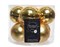 Набор шаров стеклянных d7cм (8шт) эмаль/ матовый золотой - фото 81098