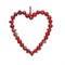 Подвеска сердце из ягод L2.5-W22-H22см - фото 81459