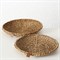 Блюдо круглое Sophy набор из 2шт H4-6 cm, D45 cm seagrass brown - фото 82228