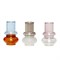 Набор ваз из 3шт, цвет: разноцветный , материал:стекло, d10xh15cm - фото 82915
