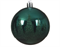 Набор (12шт) шаров,глянцевый с  матовыми вставками с орнаментом в виде елок, изумрудно-зеленый, д8см - фото 83062