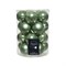 Набор стеклянных шаров d6 см, (20шт) матовый/глянцевый, цвет: зеленый шалфей - фото 83674