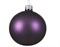 Игрушка Шар стеклянный матовый цвет фиолетовый, д. 15 см - фото 84557