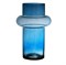 Ваза Lune Mouthblown Recycled Blue H30 D19 - фото 84646