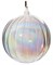 Стеклянный шар прозрачный радужный, 15 см - фото 84775