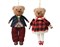 Игрушка подвеска медведь в жакете 2 вида в ассортименте, L.8cm x W.5cm x H.18cm - фото 85866